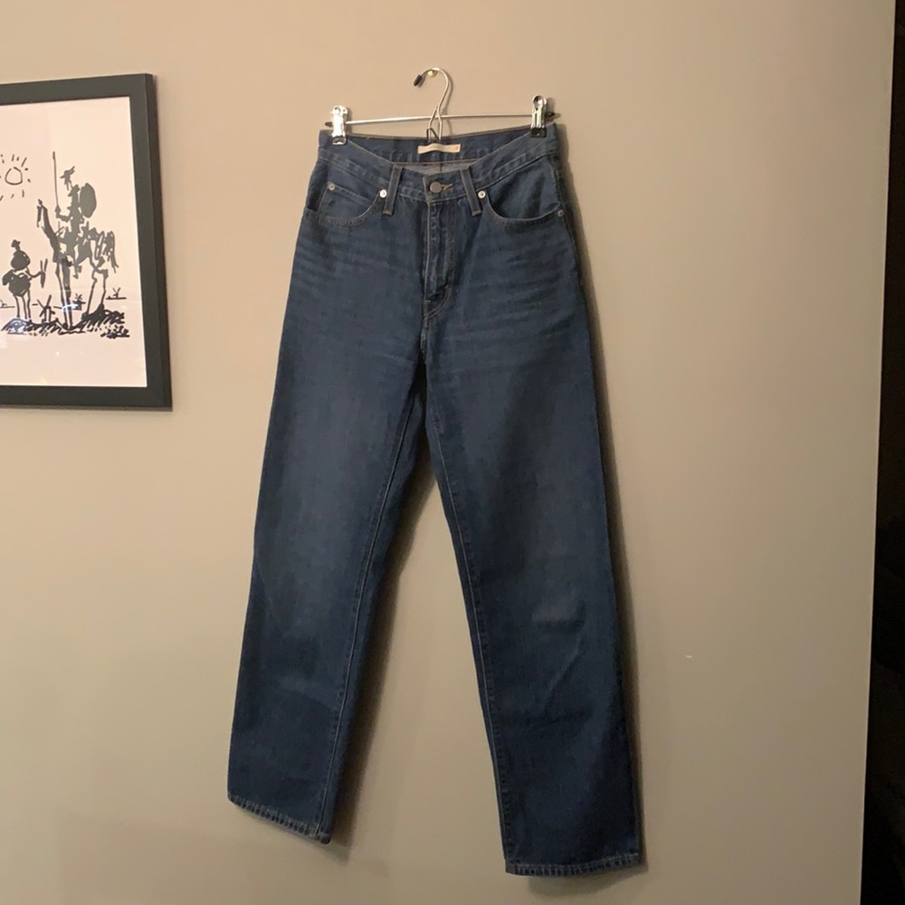 Levi's Women's Straight Leg Jeans - Dark Blue